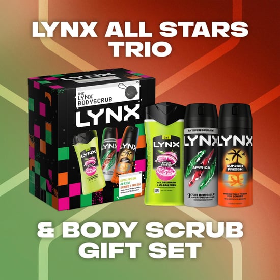 LYNX All Stars Trio & Body Scrub Gift Set 3 piece - Image 4