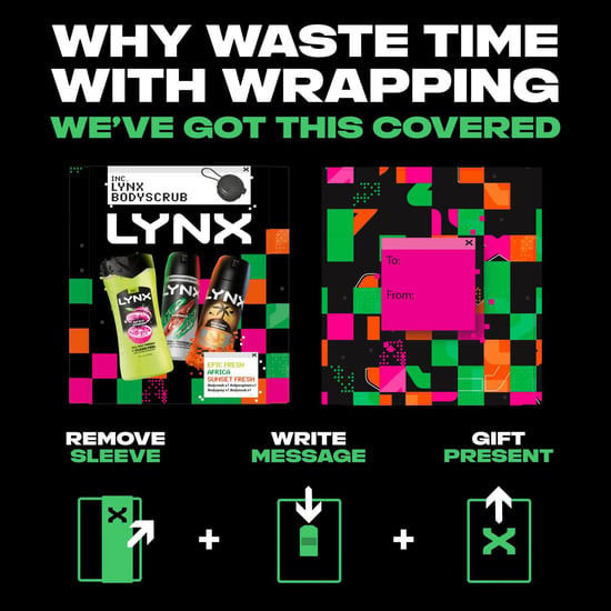 LYNX All Stars Trio & Body Scrub Gift Set 3 piece - Image 5