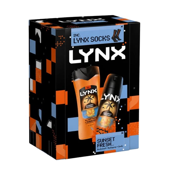 LYNX Sunset Fresh Duo & Socks Gift Set 2 piece - Image 6