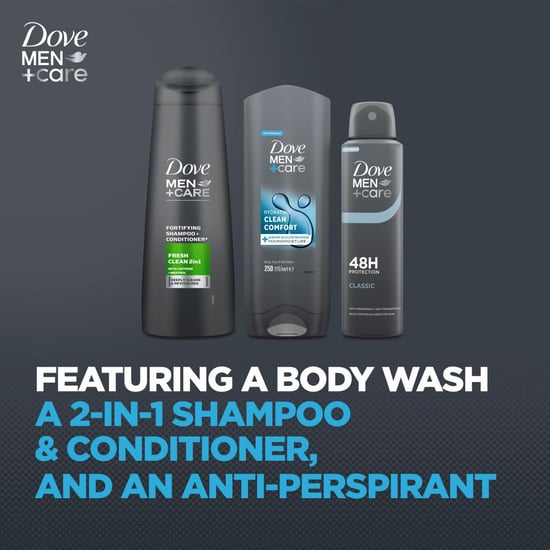 Dove Men+Care Restore Washbag Essentials Collection Gift Set 3 piece, Pack of 2 - Image 3
