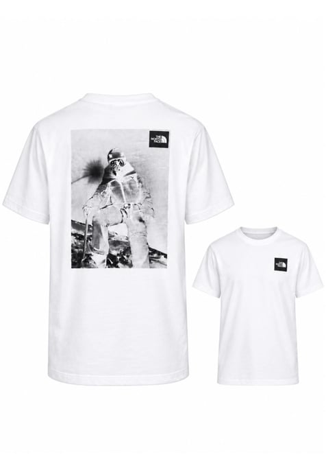 The North Face Expedition Photo Relaxed T Shirt in White - Image 1