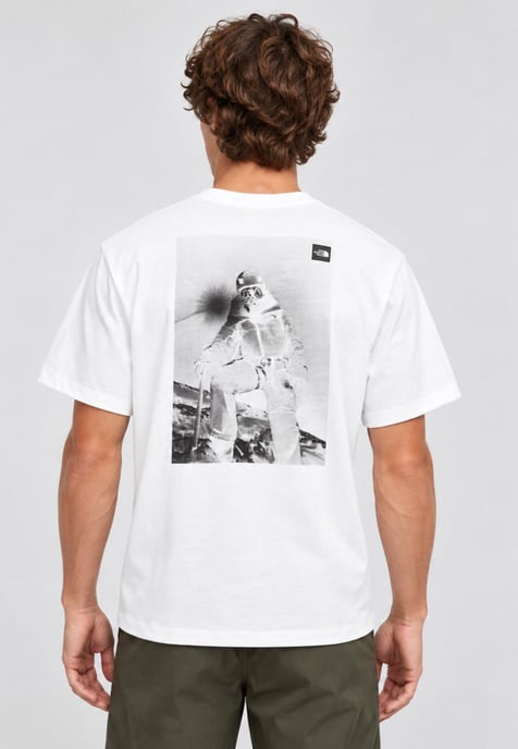 The North Face Expedition Photo Relaxed T Shirt in White - Image 3