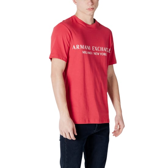 Armani Exchange 8NZT72 Mens T Shirts Milano New York Crew Neck Soft Cotton Tee - Image 2