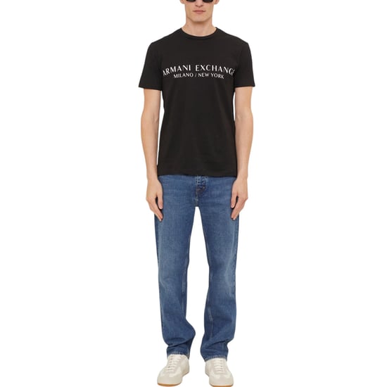Armani Exchange 8NZT72 Mens T Shirts Milano New York Crew Neck Soft Cotton Tee - Image 3