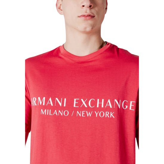 Armani Exchange 8NZT72 Mens T Shirts Milano New York Crew Neck Soft Cotton Tee - Image 4
