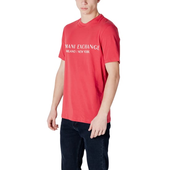 Armani Exchange 8NZT72 Mens T Shirts Milano New York Crew Neck Soft Cotton Tee - Image 5