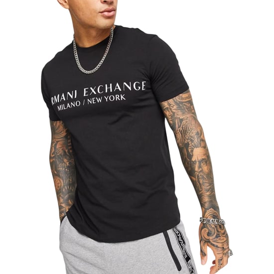 Armani Exchange 8NZT72 Mens T Shirts Milano New York Crew Neck Soft Cotton Tee - Image 6
