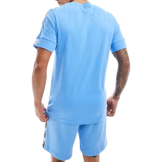 Nike Mens T-Shirts Tape Repeat Fleece Casual Cotton Sportswear Gym Outfit Top - Image 2