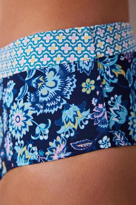 Högmidjade blommiga hipsterbikiniunderdelar - Image 3
