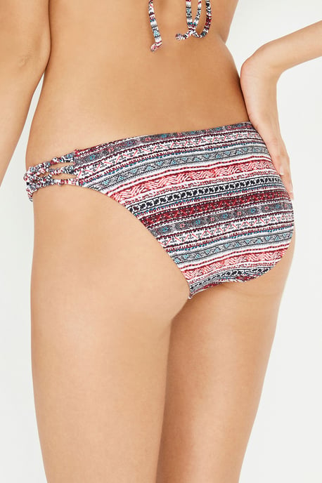 Lågmidjade randiga bikiniunderdelar - Image 2