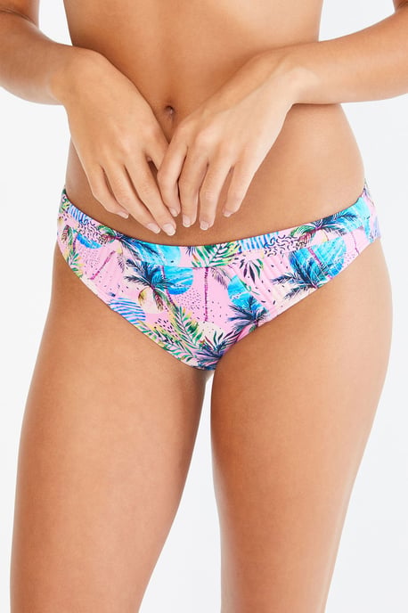 Tropiska Mid-Waist Hipster Bikini Bottoms - Image 1