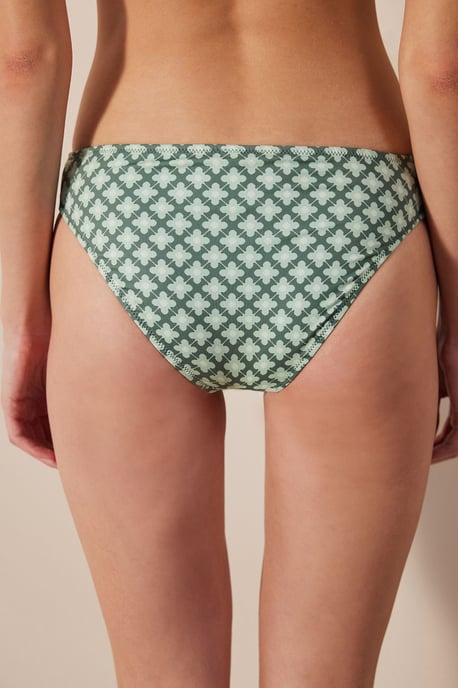 Geometriska Utskurna Hipster Bikinibyxor - Image 2
