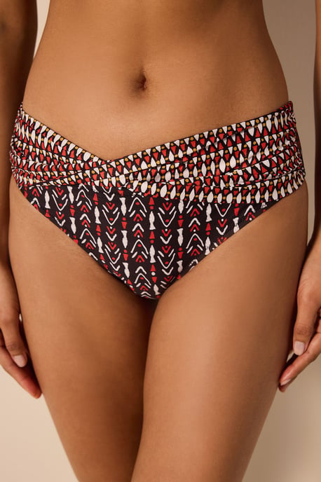 Geometriska Wrap Bikini Bottoms - Image 1
