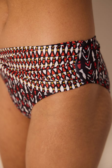 Geometriska Wrap Bikini Bottoms - Image 4