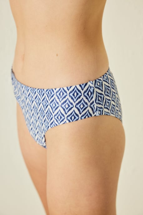 Geometric Cut-Out Hipster Bikini Bottoms - Image 2