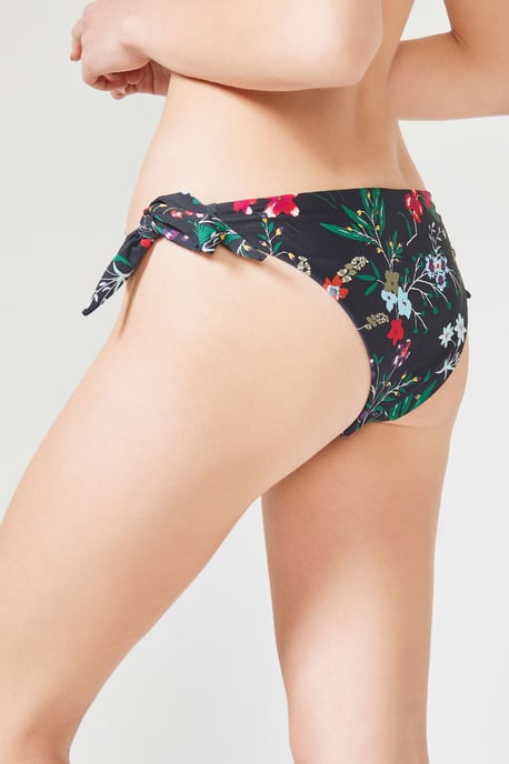Blommiga brasilianska bikiniunderdelar med rosettdetalj - Image 2