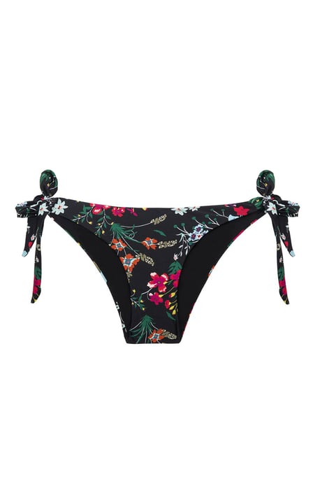Blommiga brasilianska bikiniunderdelar med rosettdetalj - Image 3