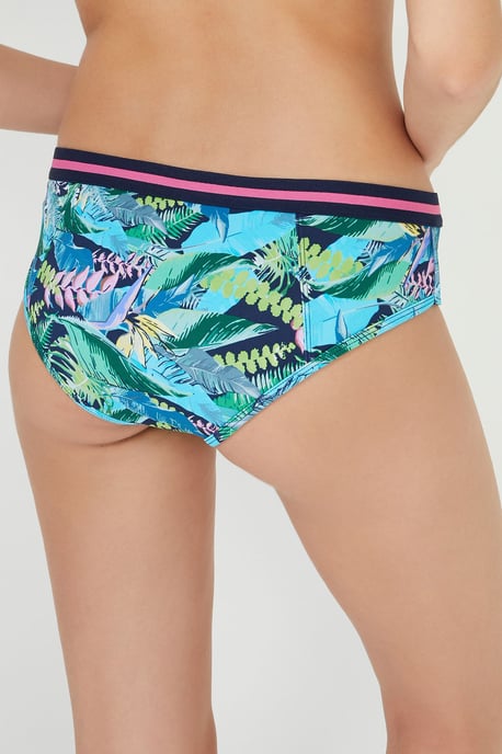 Tropiska Mid-Waist Hipster Bikinibyxor - Image 2