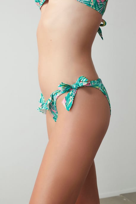 Tropisch Patroon Tie-side Braziliaanse Bikini Onderkant - Image 2