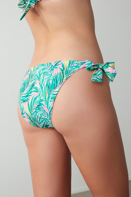 Tropisch Patroon Tie-side Braziliaanse Bikini Onderkant - Image 3