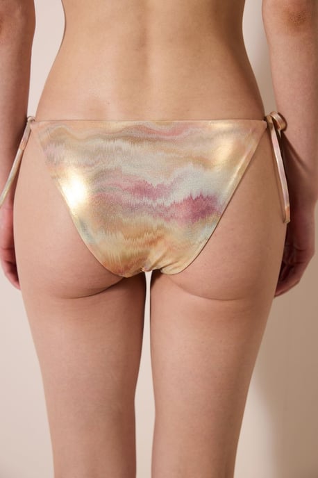 Tie-Dye Lågmidjade Bikinibyxor - Image 2