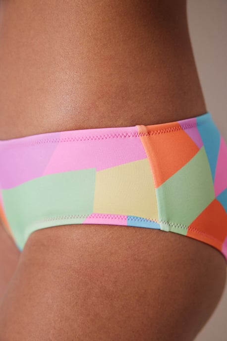 Geometriska Midje-Hipster Bikinibyxor - Image 4