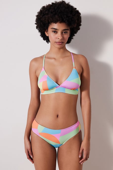 Geometriska Midje-Hipster Bikinibyxor - Image 5