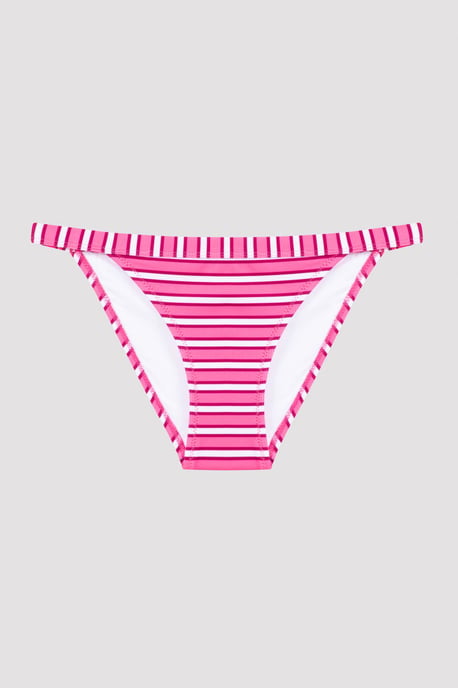 Low-Waist Striped Jersey Bikini Bottoms - Image 4