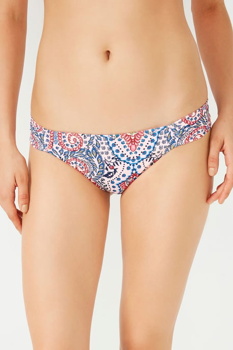 Paisley Lågmidjad Hipster Bikinibyxor - Image 1