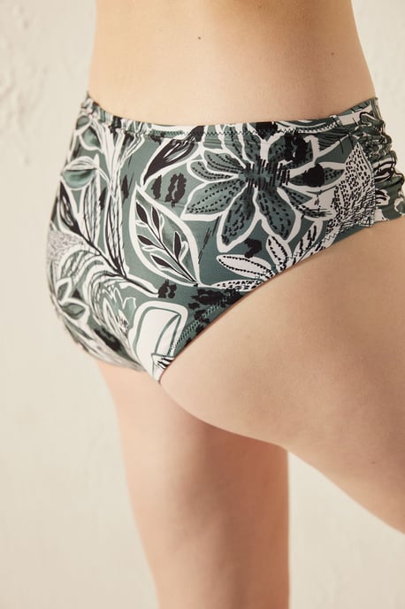 Blommig midjehög hipsterbikini-bakdel - Image 3