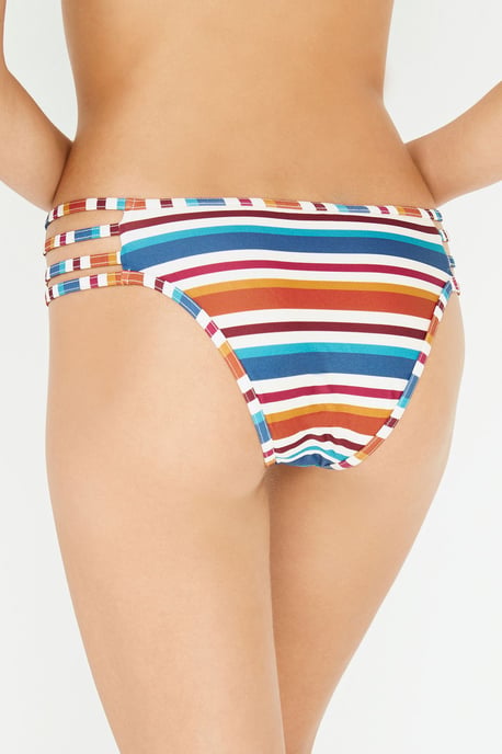 Lågriskade Randiga Hipster-Bikiniunderdelar - Image 2