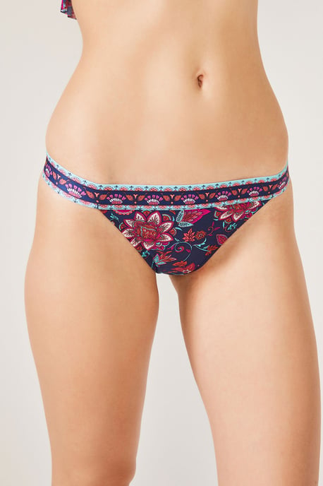 Låga blommiga bikiniunderdelar - Image 1