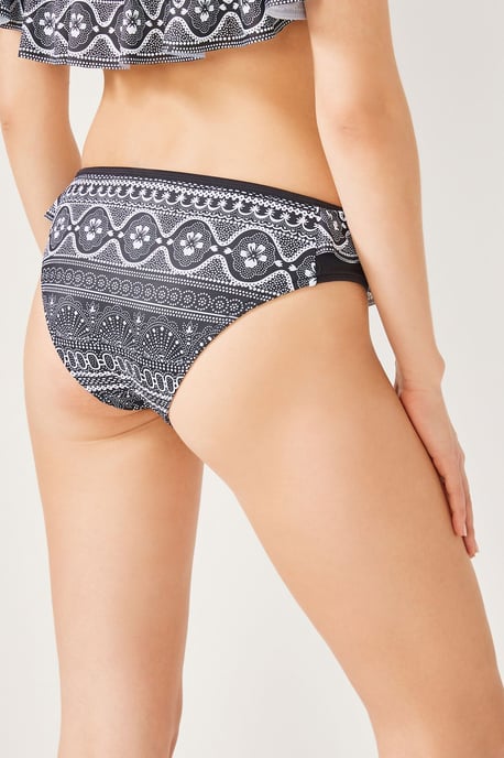 Lågmidjade geometriska hipsterbikiniunderdelar - Image 2