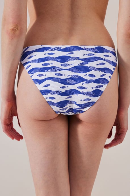 Tryckt Bikinibyxor med Midja - Image 2