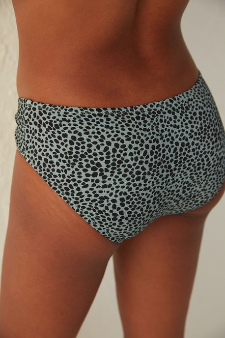 Leopard Midjehöga Hipster Bikinibyxor - Image 3
