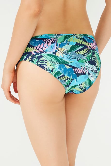 Midjehöga tropiska hipster-bikiniunderdelar - Image 2