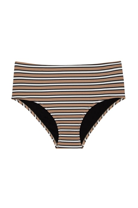 Högmidjade randiga hipsterbikinitrosor - Image 5