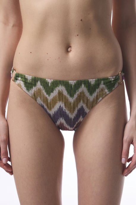 Midja-hög geometrisk hipsterbikini underdel - Image 1