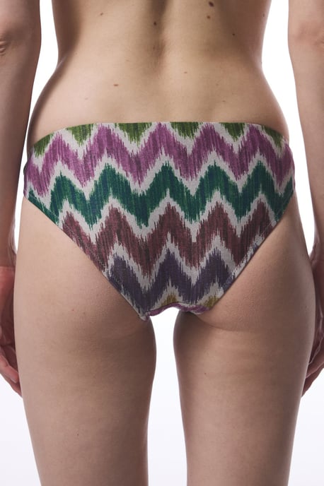 Midja-hög geometrisk hipsterbikini underdel - Image 2