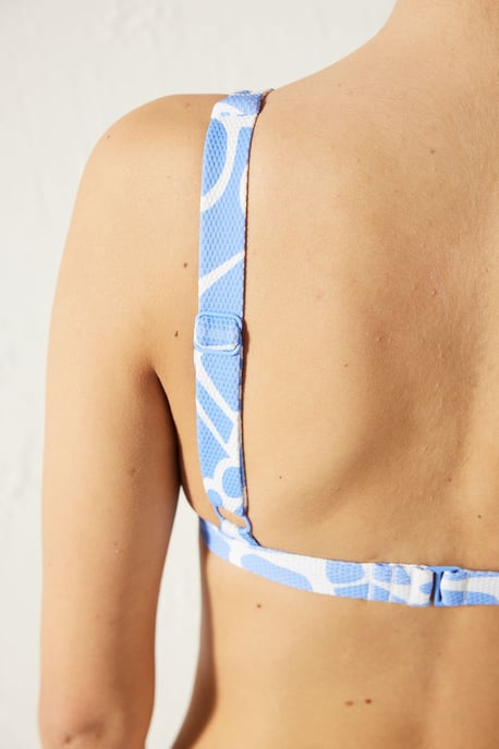 Geometric Triangle Bikini Top - Image 4