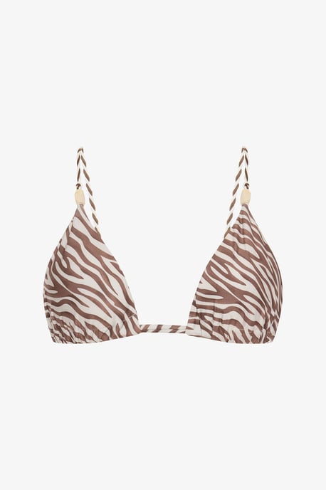 Zebramönstrad Triangel-Bikinitopp - Image 4