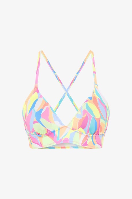 Abstract Print Convertible Bikini Top - Image 5