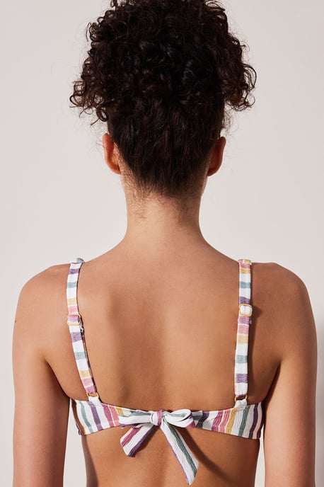 Randig Bralette Bikinitopp - Image 2