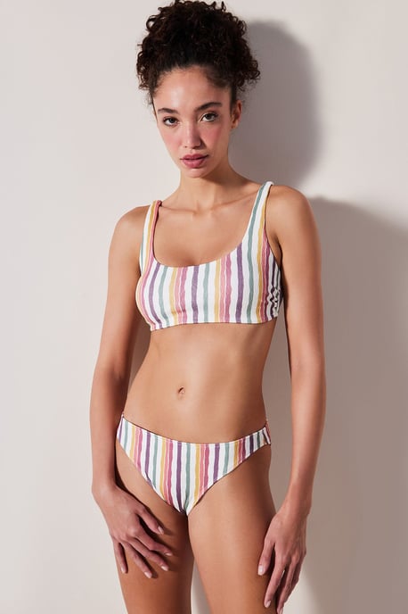 Randig Bralette Bikinitopp - Image 4