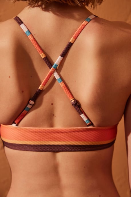 Gestreepte Halter Bralette Bikini Top - Image 6
