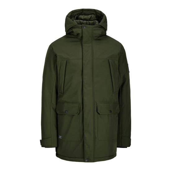 Jack & Jones Jas winter Finn Softshell Parka Green - Image 1