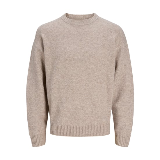 Jack & Jones Trui Soho Ollie Knit Crew Neck Beige - Image 1