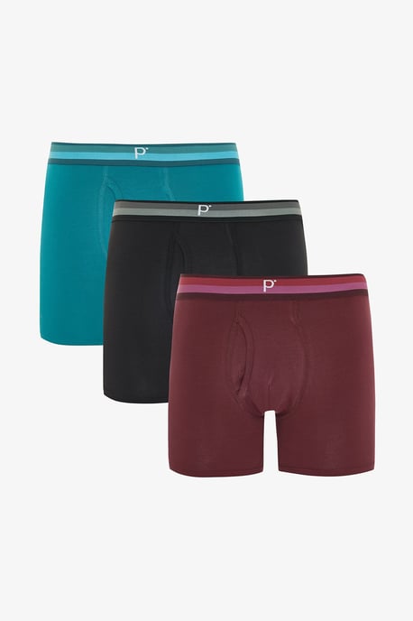 3-Pack Katoenen Elastan Boxers - Image 1