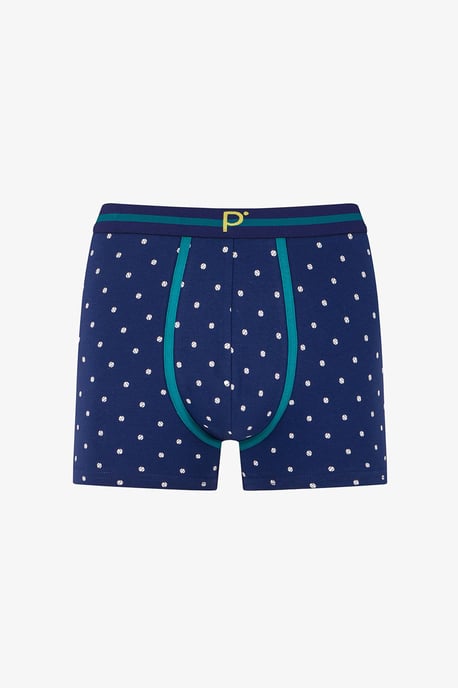 3-pack prydligt mönstrade bomullsboxershorts - Image 4