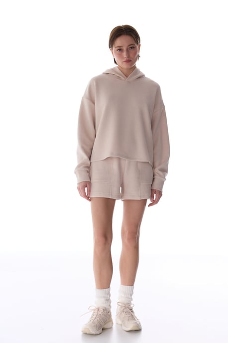 Oversized Knit Hoodie - Image 3